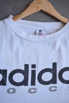 Vintage 90s Adidas Soccer Spellout Tee (L) - Retrospective Store