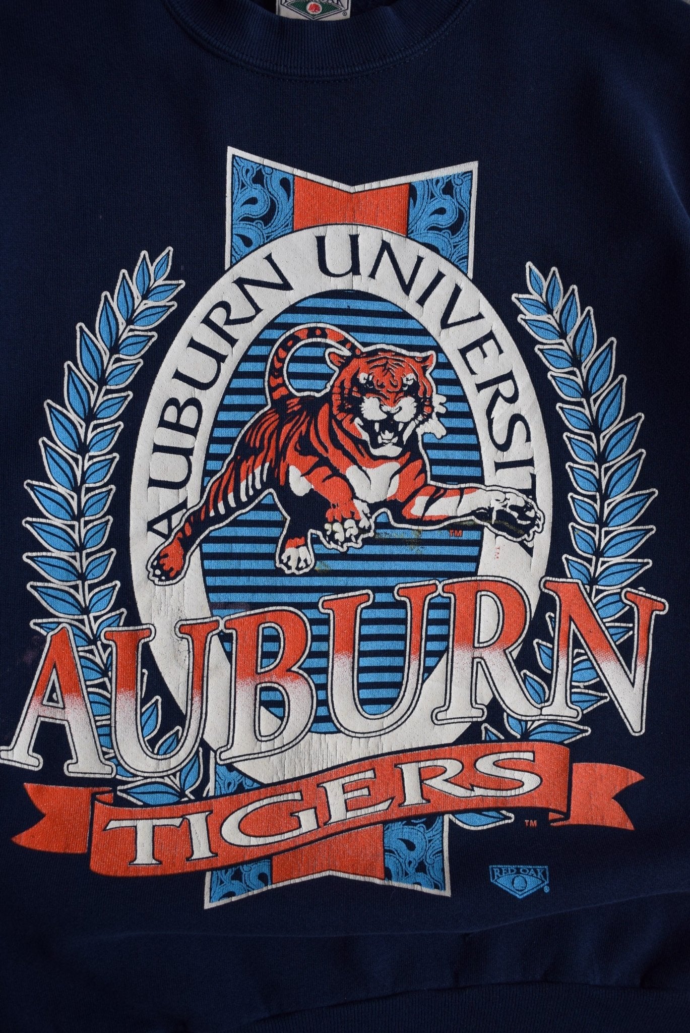 Vintage 90s Auburn University Tigers Crewneck (L) - Retrospective Store