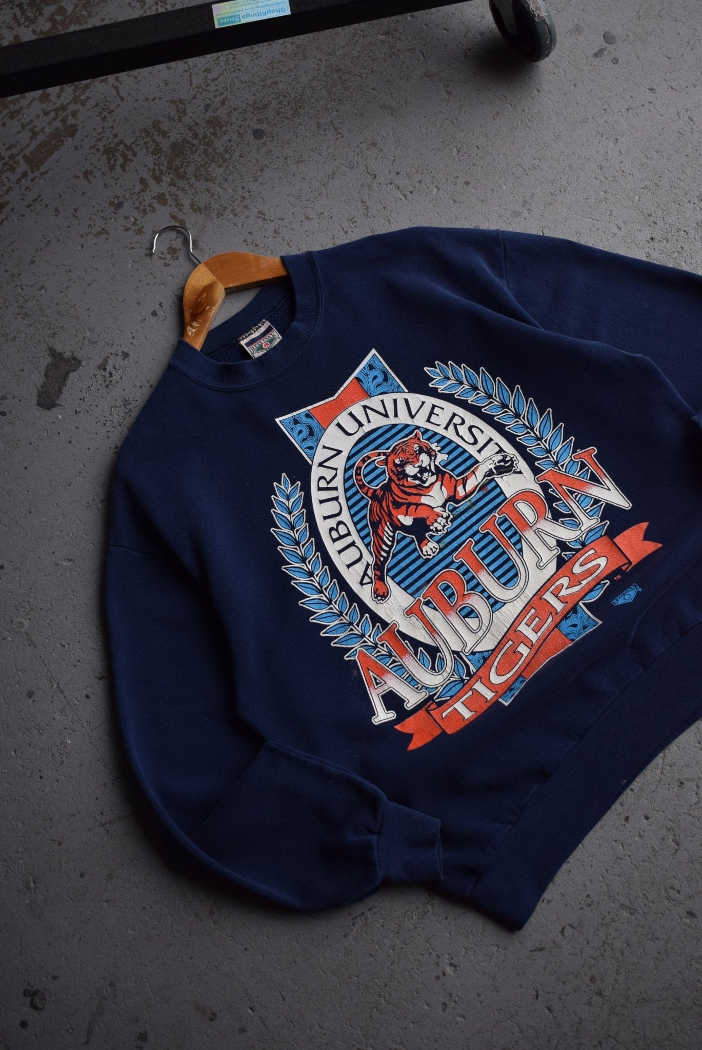 Vintage 90s Auburn University Tigers Crewneck (L) - Retrospective Store