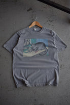 Vintage 90s Cat Graphic Tee (M) - Retrospective Store