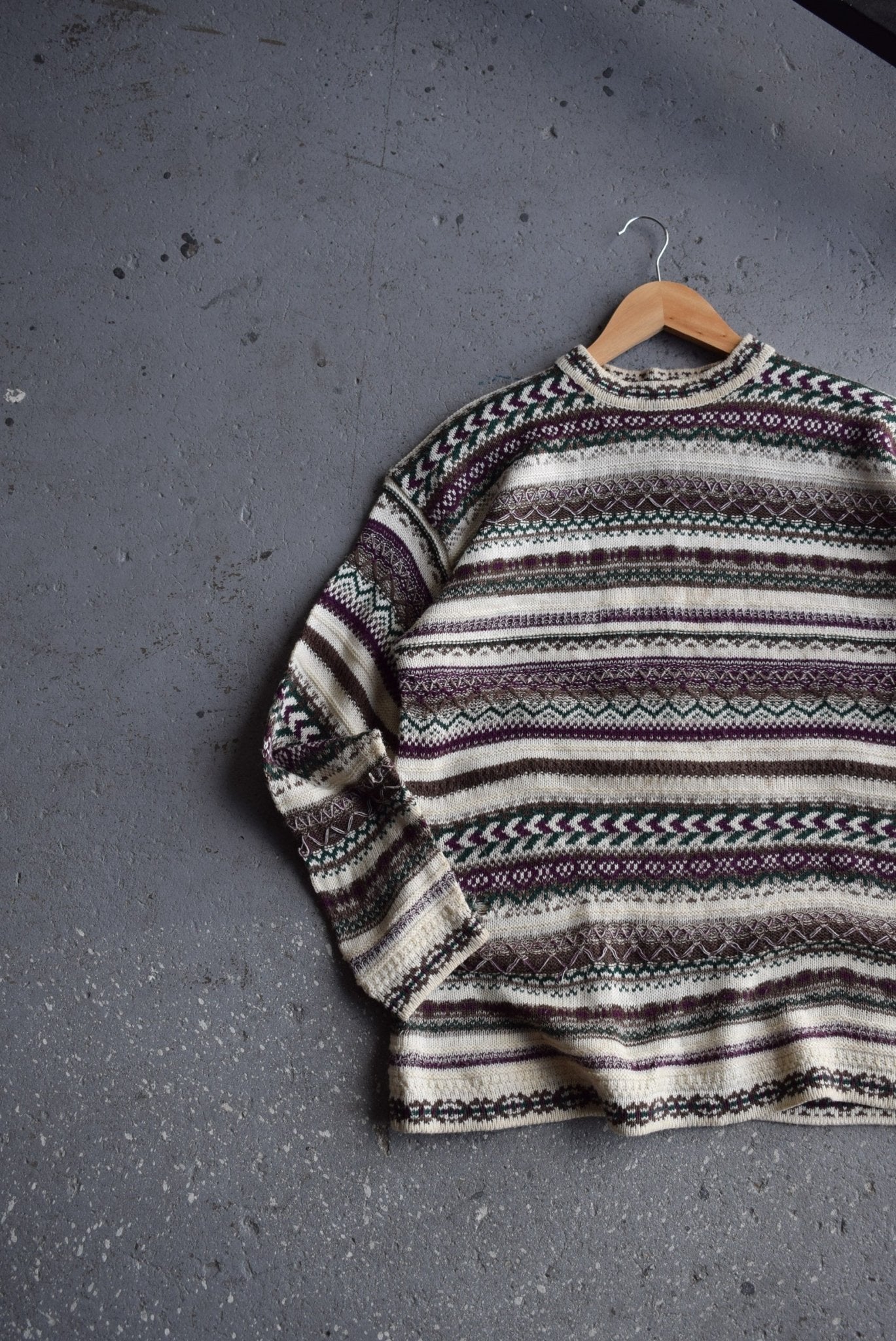 Vintage 90s 'Design Essentials' Knitted Sweater (M) - Retrospective Store
