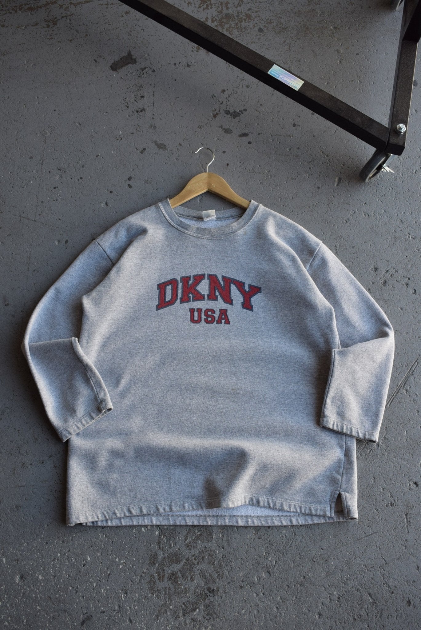 Vintage 90s DKNY USA Spellout Crewneck (M) - Retrospective Store