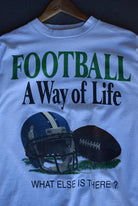 Vintage 90s Football, A Way Of Life Tee (L) - Retrospective Store