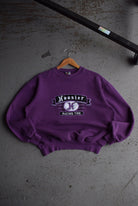 Vintage 90s Hoosier Racing Tire Embroidered Crewneck (M) - Retrospective Store