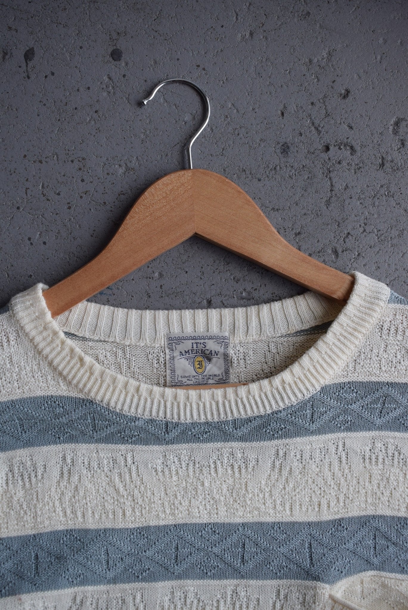Vintage 90s 'It's American' Knitted Sweater (M) - Retrospective Store