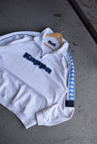 Vintage 90s Kappa Embroidered Spellout Quarter Zip (XL/XXL) - Retrospective Store