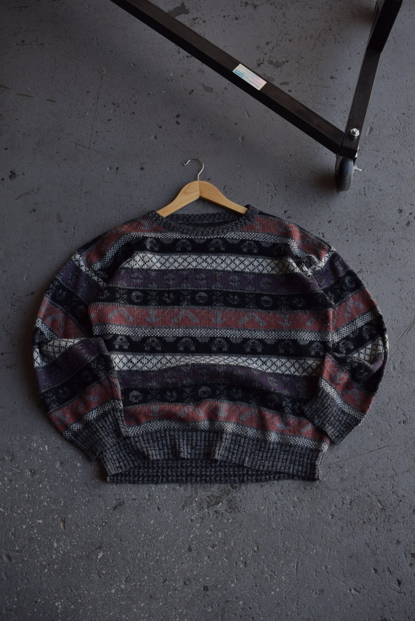 Vintage 90s Knitted Sweater (M) - Retrospective Store