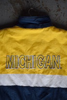 Vintage 90s Logo 7 x Michigan State University Quarter Zip Puffer Jacket (L) - Retrospective Store