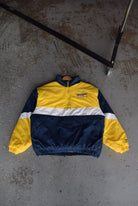 Vintage 90s Logo 7 x Michigan State University Quarter Zip Puffer Jacket (L) - Retrospective Store