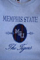 Vintage 90s Memphis State University Embroidered Crewneck (L) - Retrospective Store