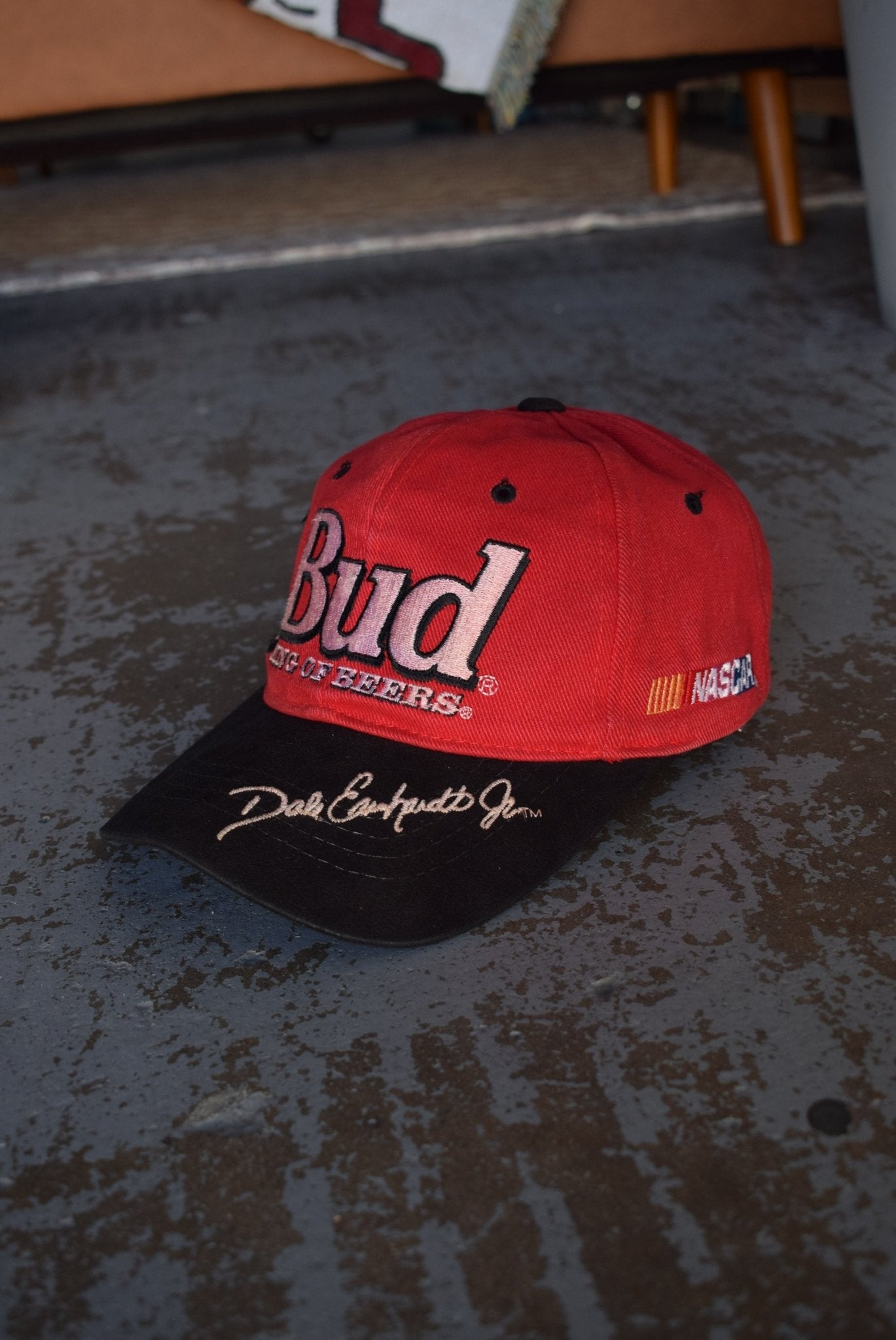 Vintage 90s NASCAR Budweiser Racing Hat – Retrospective Store