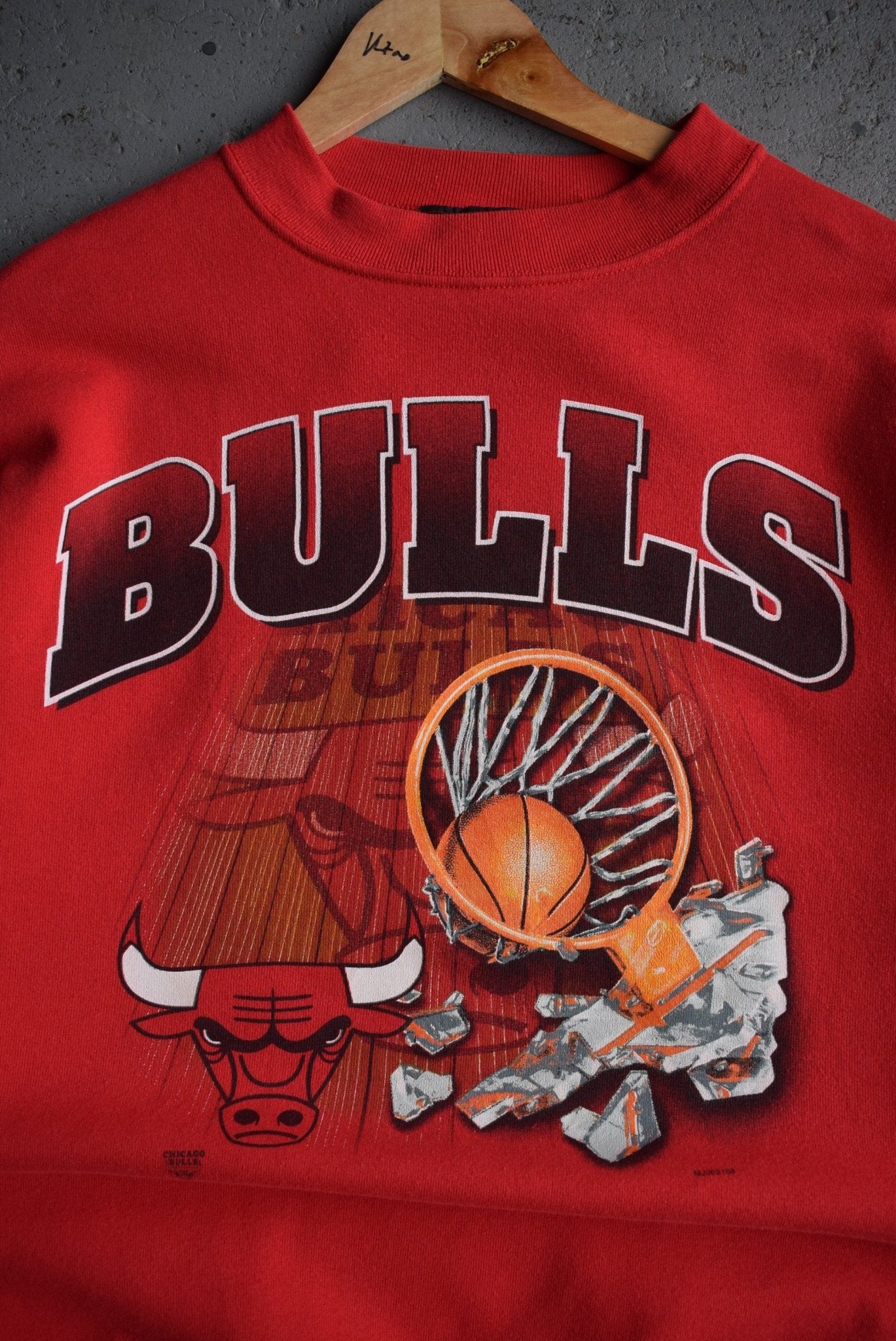 Vintage 90s NBA Chicago Bulls Crewneck (M) - Retrospective Store