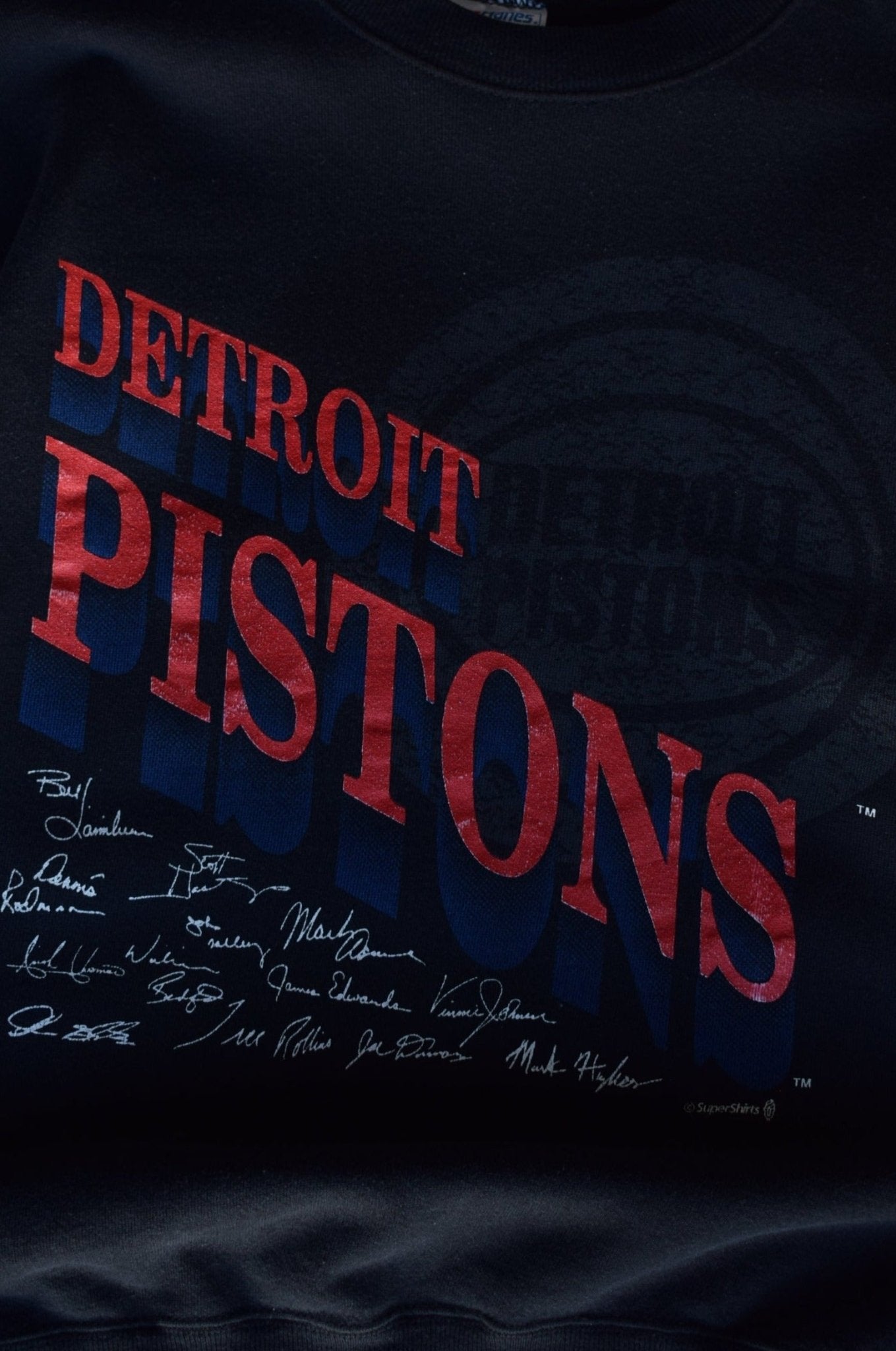 Vintage 90s NBA Detroit Pistons Crewneck (S/M) - Retrospective Store