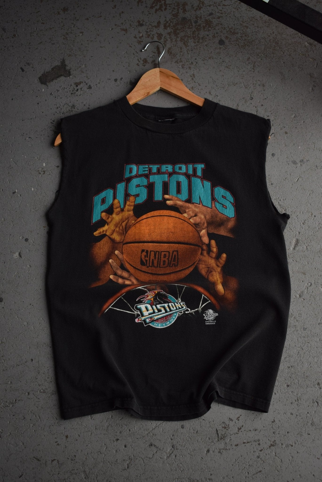 Vintage 90s NBA Detroit Pistons Tank (M) - Retrospective Store