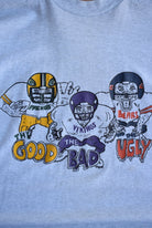 Vintage 90s NFL The Good, The Bad, The Ugly Tee (XL) - Retrospective Store