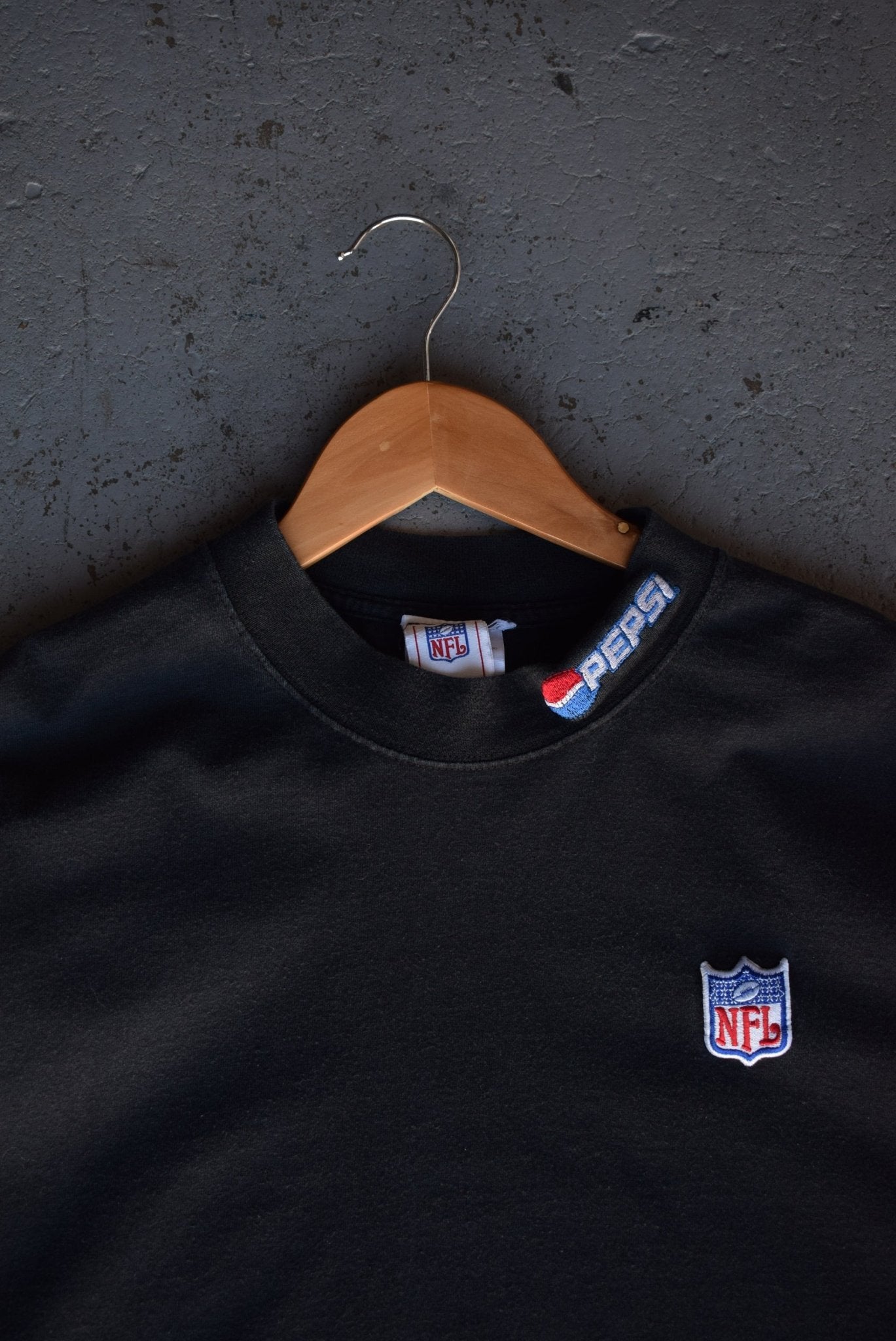 Vintage 90s NFL x Pepsi Embroidered Mockneck (XL) - Retrospective Store