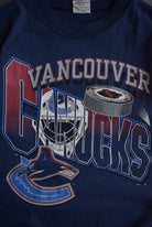 Vintage 90s NHL Vancouver Canucks Tee (M) - Retrospective Store