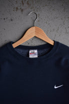 Vintage 90s Nike Classic Logo Embroidered Crewneck (M) - Retrospective Store