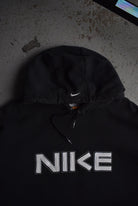 Vintage 90s Nike Embroidered Spellout Hoodie (3XL) - Retrospective Store