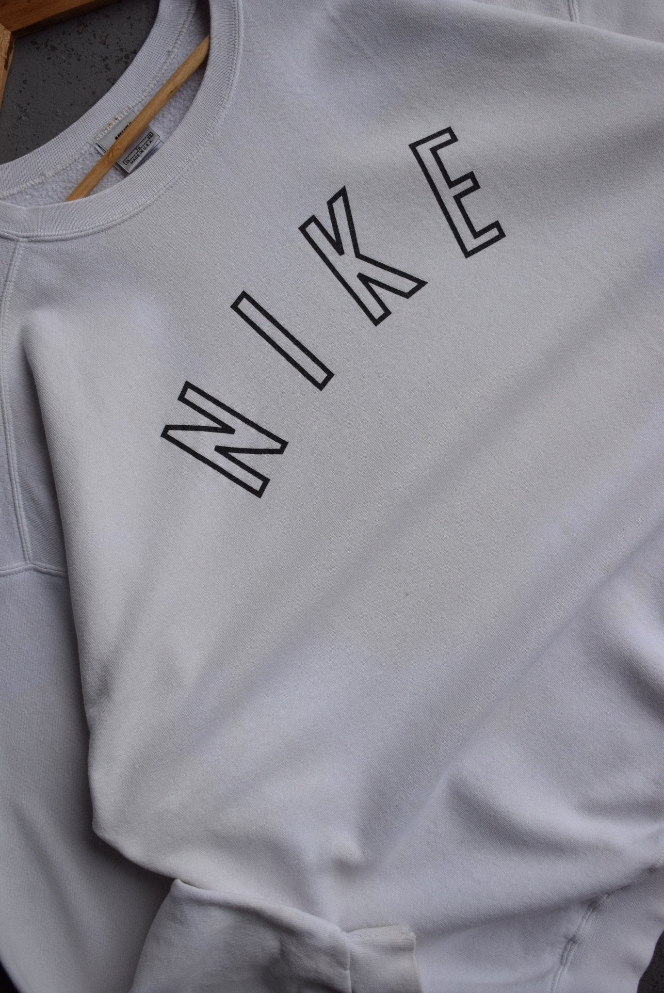 Vintage 90s Nike Spellout Crewneck (XXL) - Retrospective Store