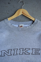 Vintage 90s Nike Spellout Embroidered Crewneck (XXL) - Retrospective Store