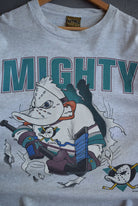 Vintage 90s Nutmeg x NHL Mighty Ducks Tee (L/XL) - Retrospective Store