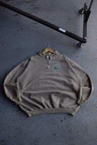 Vintage 90s Point Pelee National Park Embroidered Quarter Zip (XL) - Retrospective Store