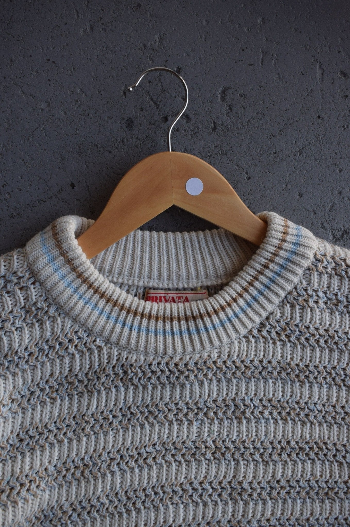 Vintage 90s 'Privata Winter' Knitted Sweater (L) - Retrospective Store