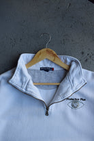 Vintage 90s Protection Plus Embroidered Quarter Zip (L/XL) - Retrospective Store