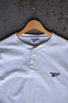 Vintage 90s Reebok Classic Logo Embroidered Long Sleeve Tee (XL) - Retrospective Store