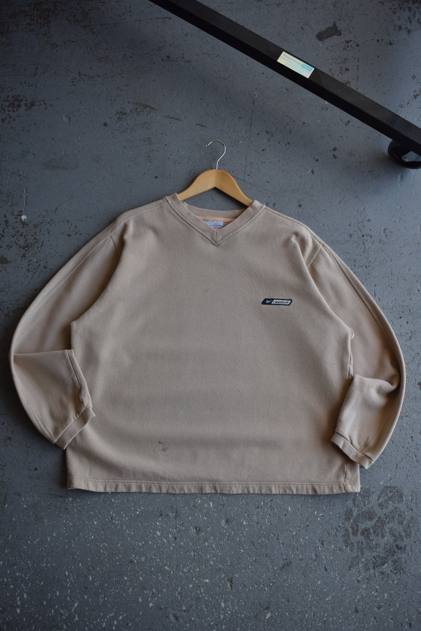 Vintage 90s Reebok Classic Logo Embroidered Sweater (M) - Retrospective Store