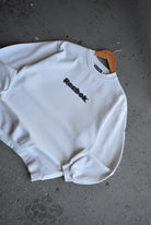 Vintage 90s Reebok Spellout Embroidered Crewneck (S) - Retrospective Store