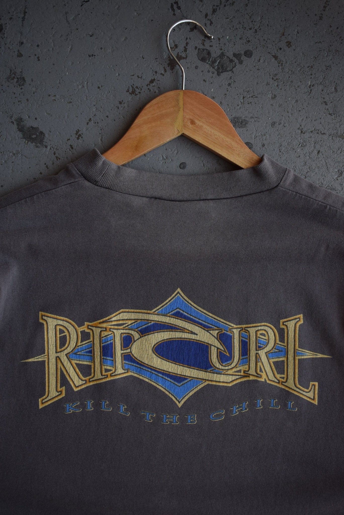 Vintage 90s Rip Curl 'Kill The Chill' Tee (M/L) - Retrospective Store