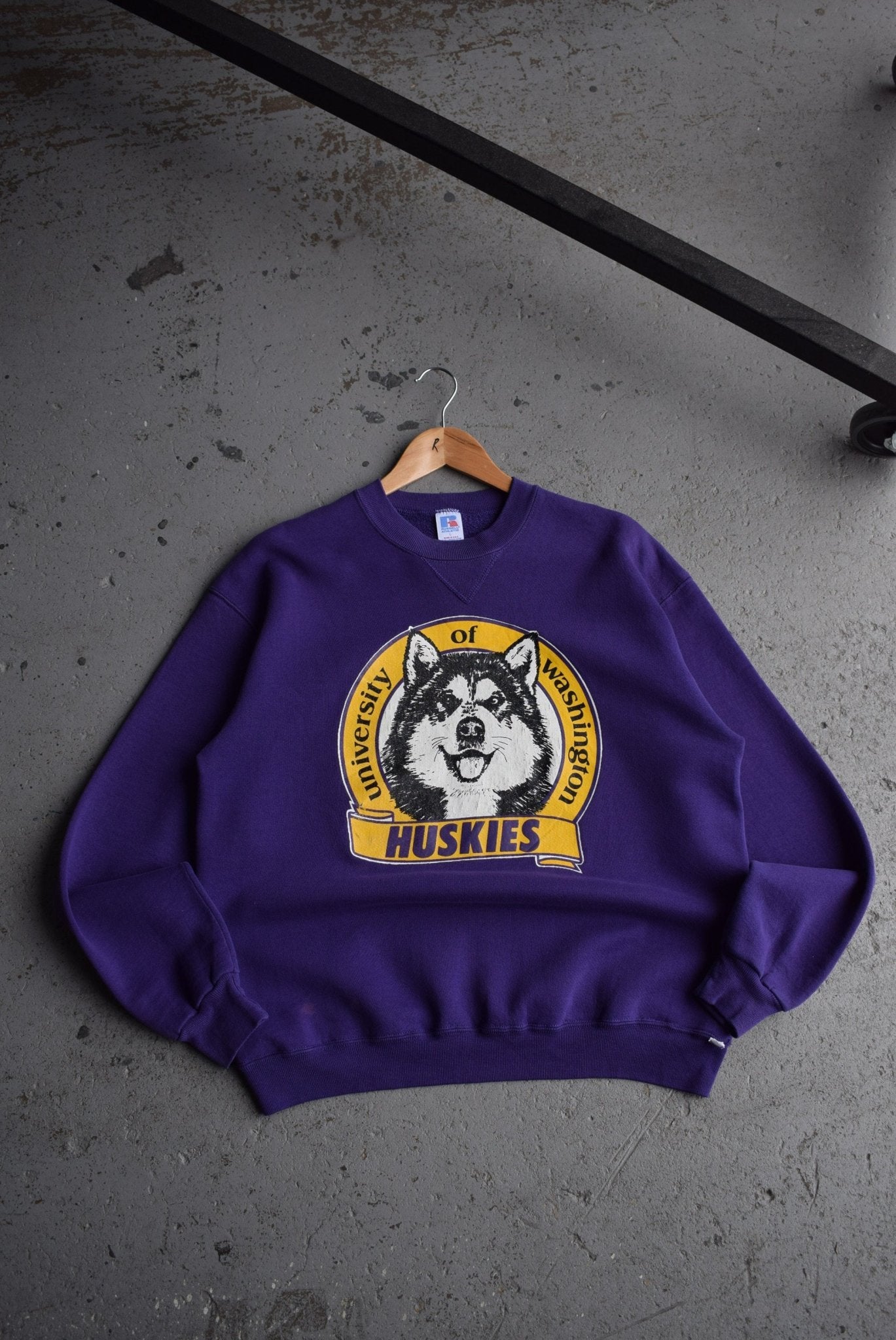 Vintage 90s Russell Athletic x University of Washington Crewneck (M/L) - Retrospective Store