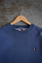 Vintage 90s Tommy Hilfiger Embroidered Crewneck (L) - Retrospective Store