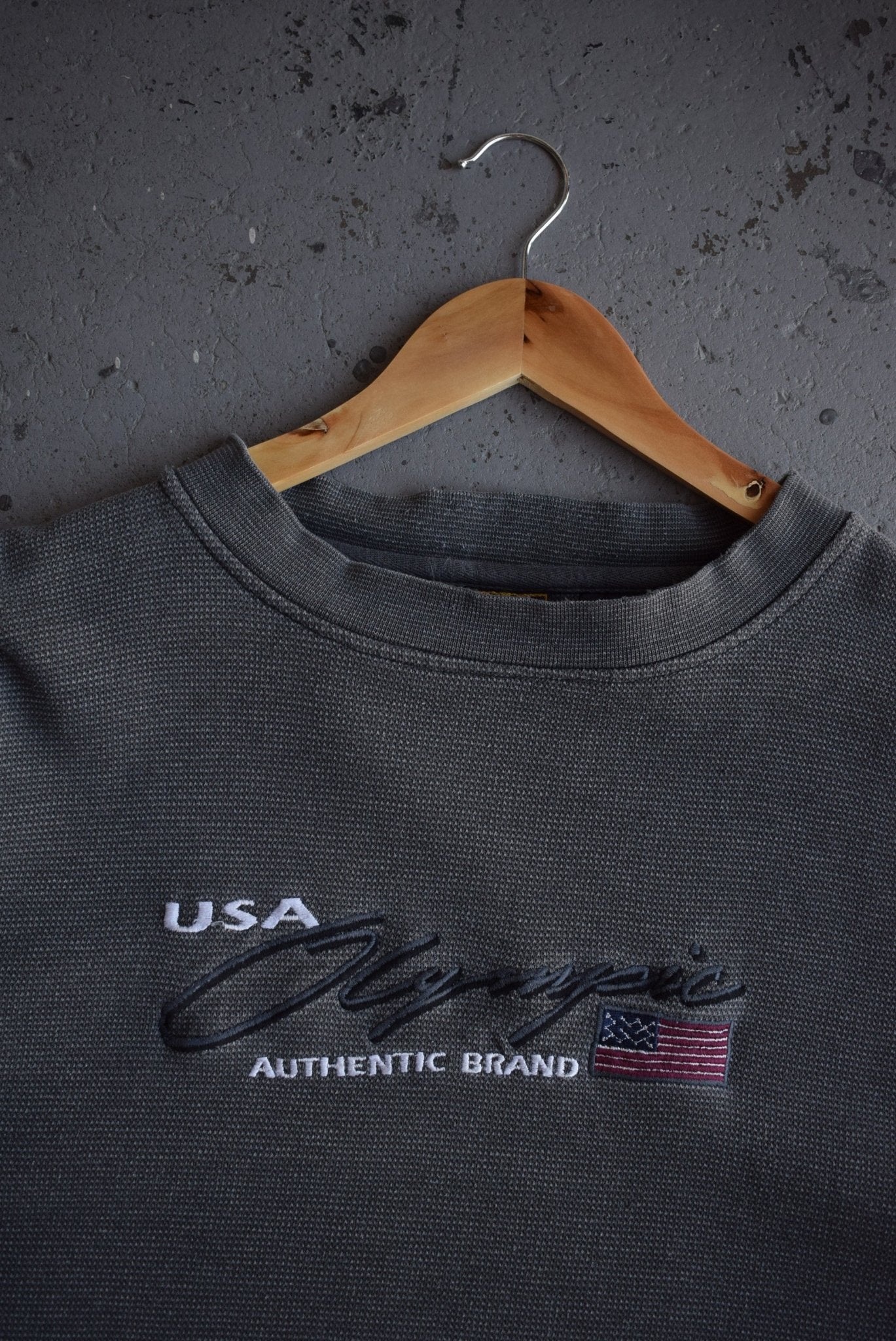 Vintage 90s United States Olympics Embroidered Crewneck (XXL) - Retrospective Store