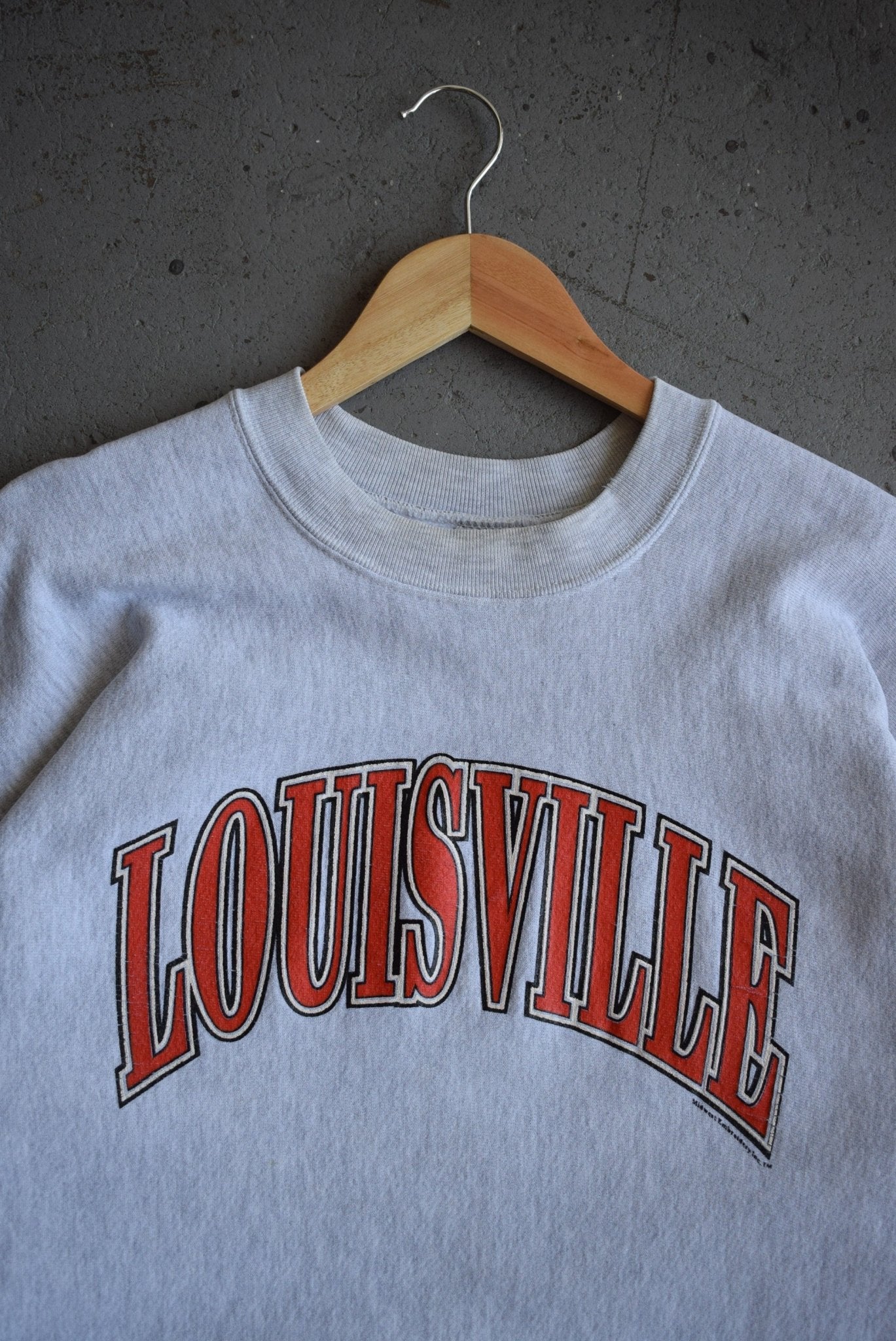 Vintage 90s University of Louisville Crewneck (L/XL) - Retrospective Store