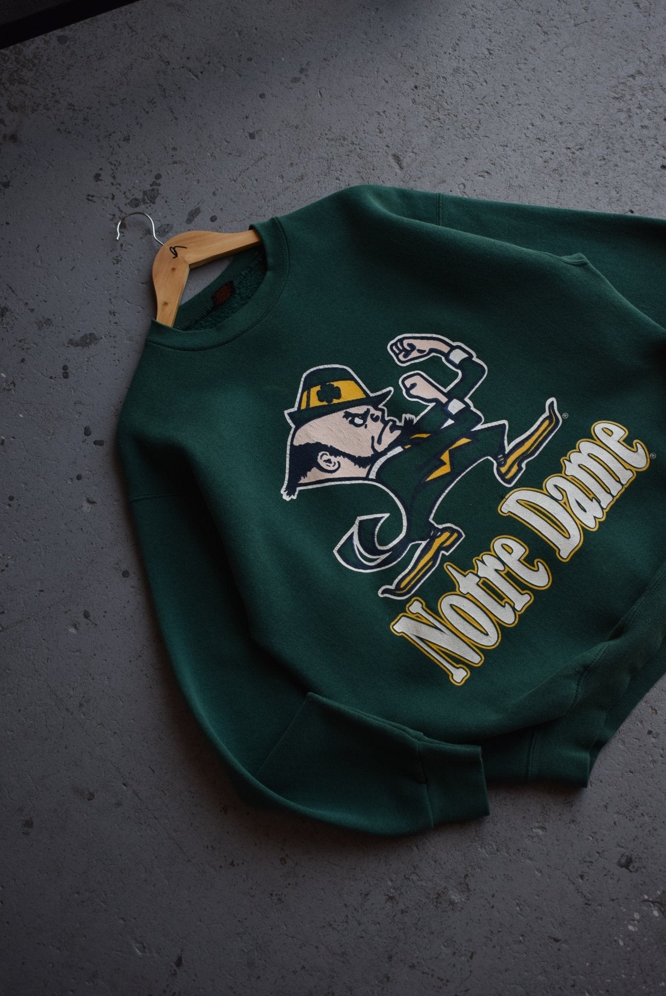 Vintage 90s University of Notre Dame Crewneck (L) - Retrospective Store