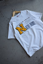 Vintage 90s University of Notre Dame 'Fightin' Irish' Embroidered Tee (L) - Retrospective Store