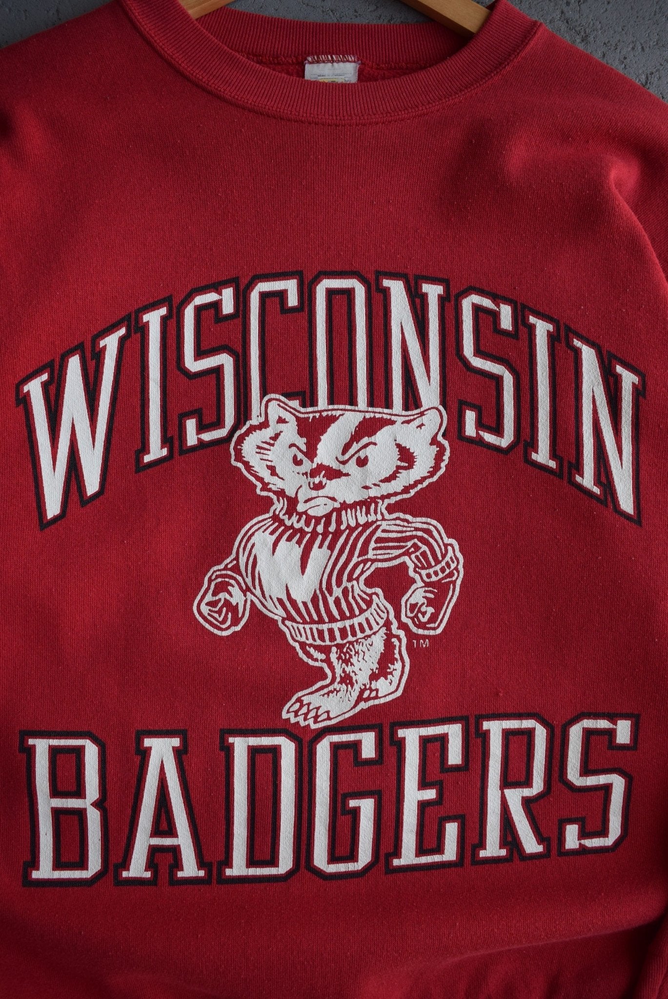 Vintage 90s University of Wisconsin Badgers Crewneck (M/L) - Retrospective Store