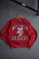 Vintage 90s University of Wisconsin Badgers Crewneck (M/L) - Retrospective Store