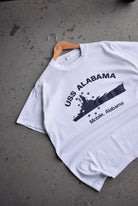 Vintage 90s USS Alabama Navy Tee (L) - Retrospective Store