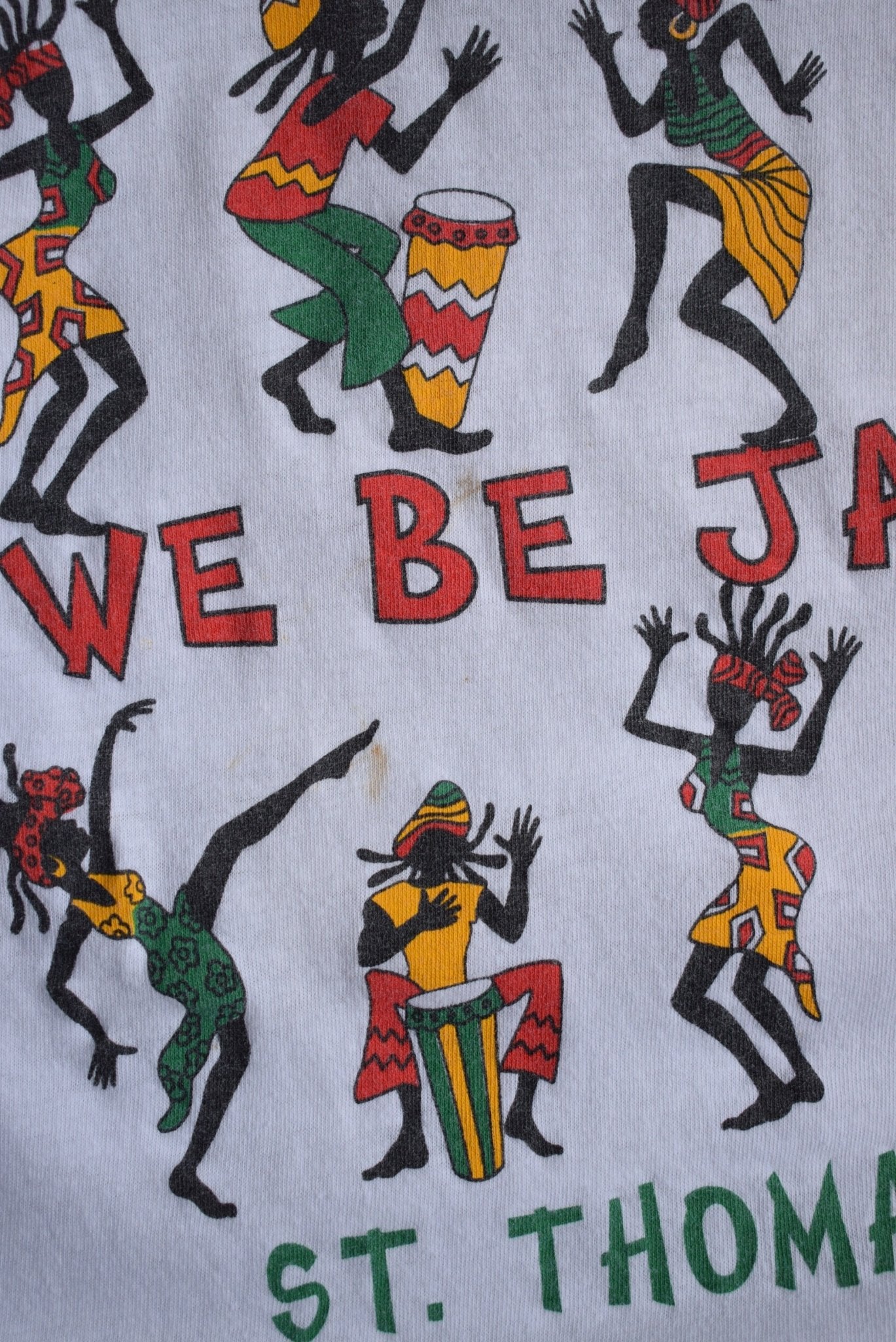 Vintage 90s 'We Be Jammin' Tee (M) - Retrospective Store