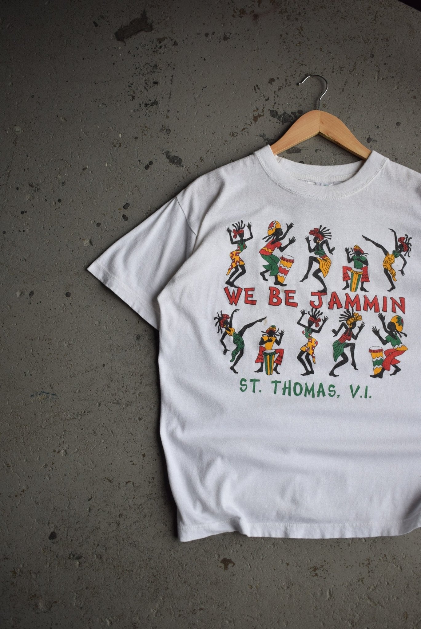 Vintage 90s 'We Be Jammin' Tee (M) - Retrospective Store