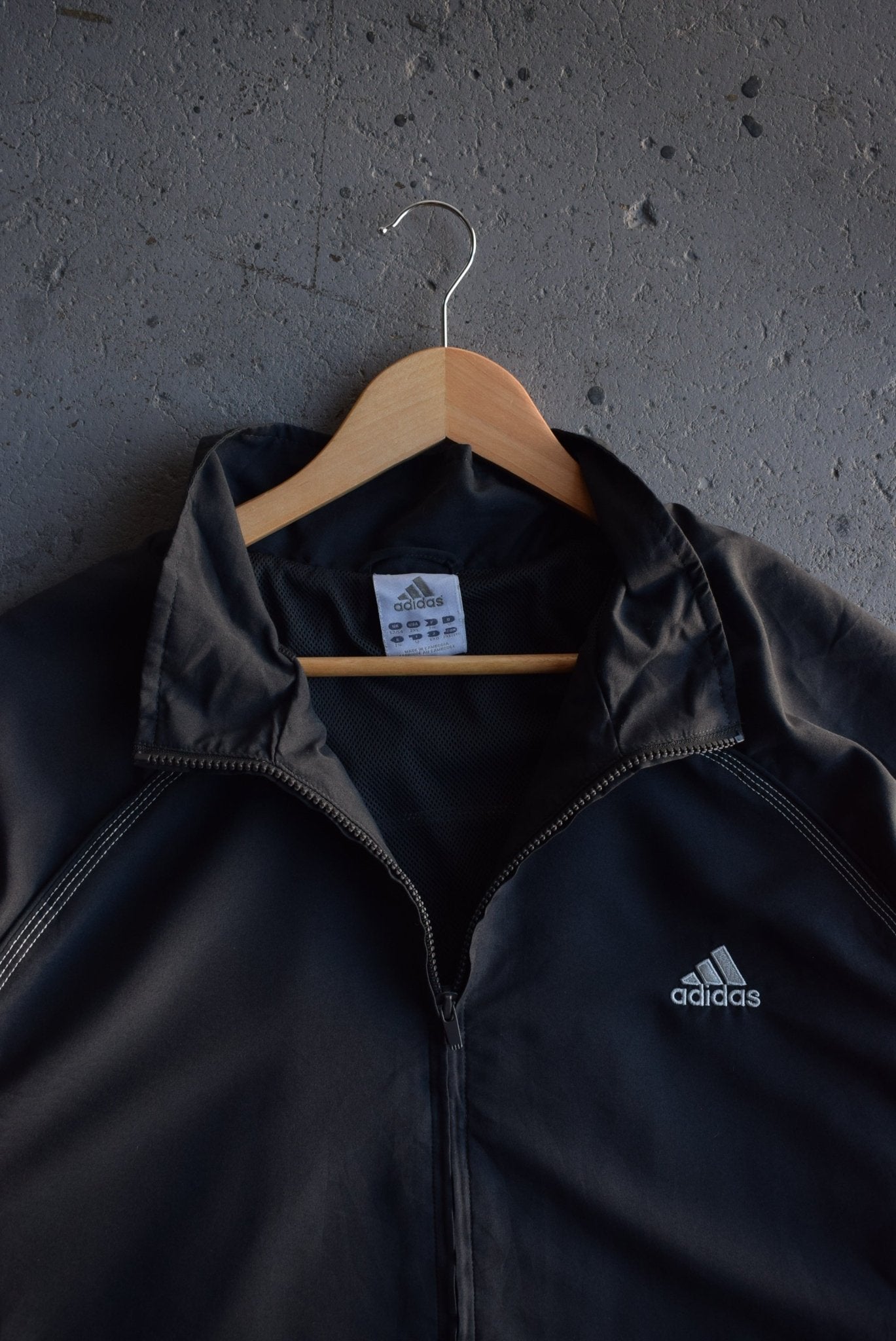 Vintage Adidas Classic Logo Embroidered Jacket (XXL) - Retrospective Store