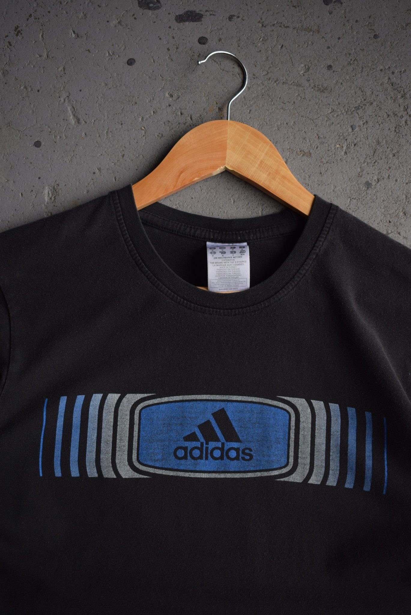 Vintage Adidas Classic Logo Tee (S/M) - Retrospective Store