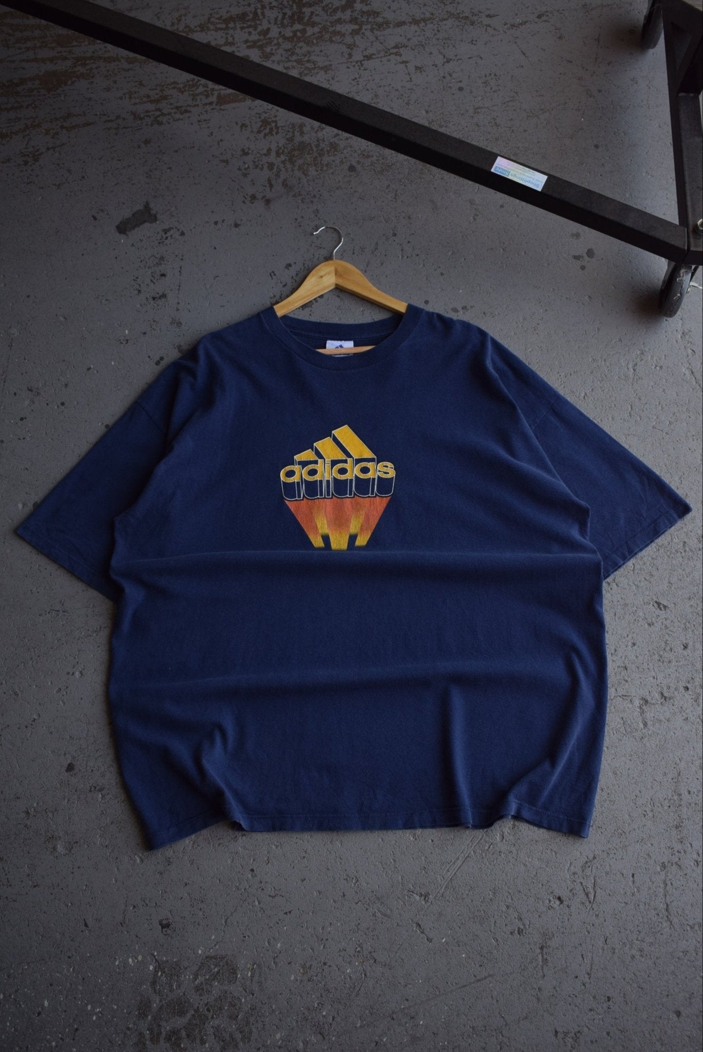 Vintage Adidas Spellout Tee (XXL) - Retrospective Store