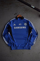 Vintage Adidas x Chelsea Football Club Mockneck Training Shirt (L) - Retrospective Store