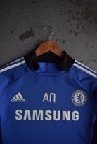 Vintage Adidas x Chelsea Football Club Mockneck Training Shirt (L) - Retrospective Store