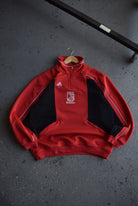 Vintage Adidas x MSJC Soccer Embroidered Quarter Zip (L) - Retrospective Store